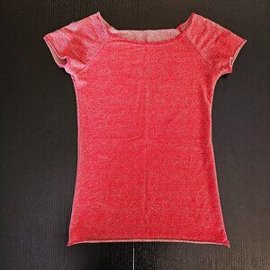 3/$15 sparkly red t-shirt